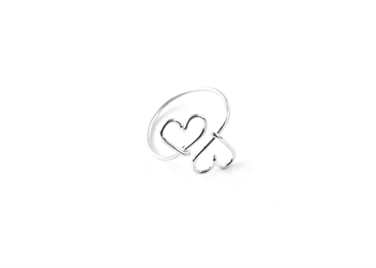 Double Heart Ring